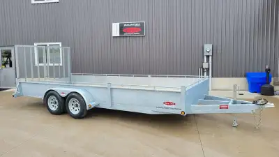 82 X 18 ft 3 Ton Tandem Axile Premium Galvanized Duratrail Landscape Trailer Standard Features: Hot...