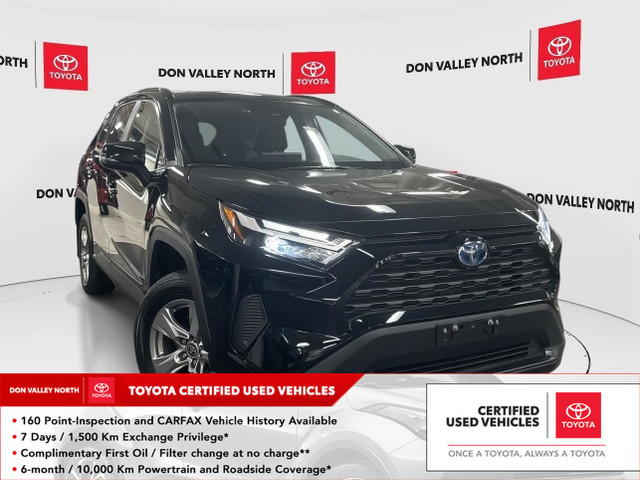 2022 Toyota RAV4 Hybrid XLE CERTIFIED | SAFTEY CONNECT | CARPLAY in Cars & Trucks in City of Toronto