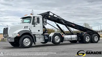 Heavy truck - # STOCK: C-36498 2015 MACK GU813 GRANITE PORTE CONTENEUR ROLL OFF 2015 MACK GU813 GRAN...