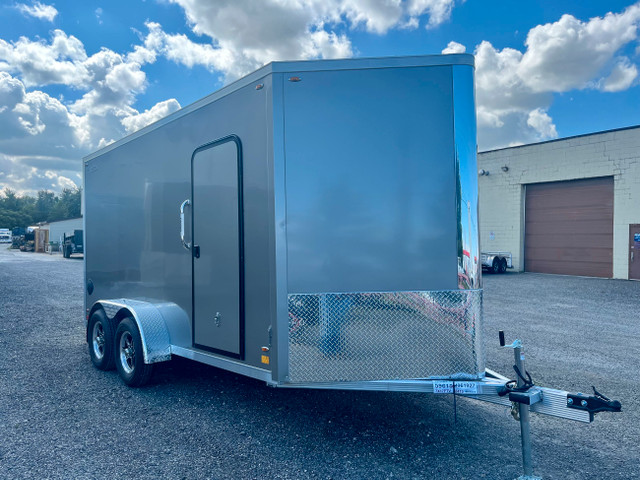 LEGEND 7X17 FLAT TOP V-NOSE in Cargo & Utility Trailers in Leamington