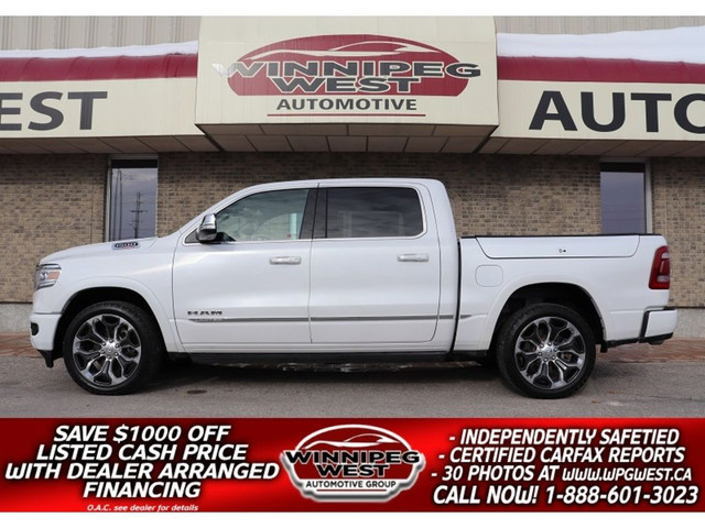  2020 Ram 1500 LIMITED 3.0L ECO DIESEL 4X4, RAM BOX, ALL OPTIONS in Cars & Trucks in Winnipeg