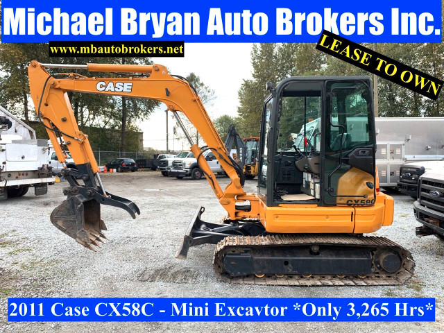 2011 CASE CX58C - MINI EXCAVATOR *FULLY INSPECTED & SERVICED* in Heavy Equipment in Burnaby/New Westminster