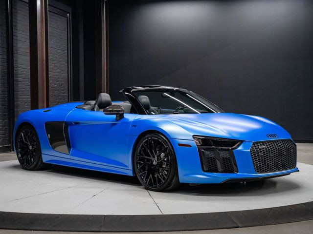 2017 Audi R8 V10 Spyder | Matte Blue Vinyl Wrap | Titanium in Cars & Trucks in Strathcona County - Image 2
