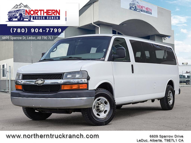 2010 Chevrolet Express 3500 LT 15 PASSENGER VAN ONLY 120 KM in Cars & Trucks in Edmonton