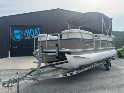 2023 SUZUKI 25HP 4-STROKE EFI WITH 70 HOURS! WARRANTY TILL 2028! 2005 20' SYLVAN MIRAGE PONTOON - HI...