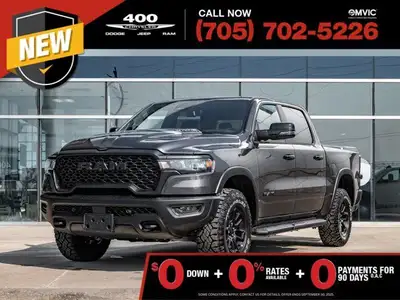 ENGINE: 3.0L I6 HURRICANE SO TWIN TURBO ESS (STD),MONOTONE PAINT,REBEL LEVEL 2 EQUIPMENT GROUP -inc:...