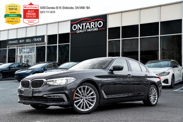 2017 BMW 5 Series 530i XDRIVE | LUXURY PKG | WHITE INT | HUD | A in Cars & Trucks in Mississauga / Peel Region