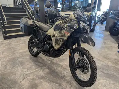 INCLUDES $300 REBATE UNTIL JUNE 30 2025 Kawasaki KLR650 AdventureESCAPE. EXPLORE. ENVY.The KLR650 mo...