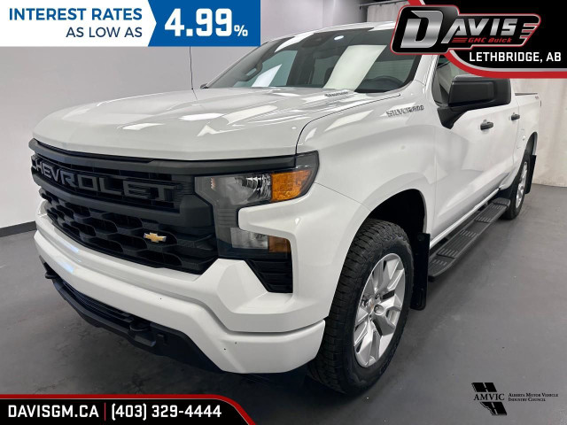 2025 Chevrolet Silverado 1500 Custom 2.7L TURBO 4CYL | BLUETO... in Cars & Trucks in Lethbridge
