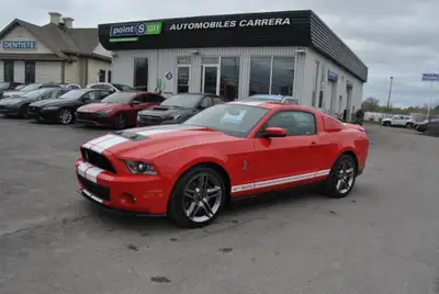 Shelby GT500, 1 owner, no accidents, 12835 KM's, 1 of a kind, beautiful color combo, 2 tone leather...