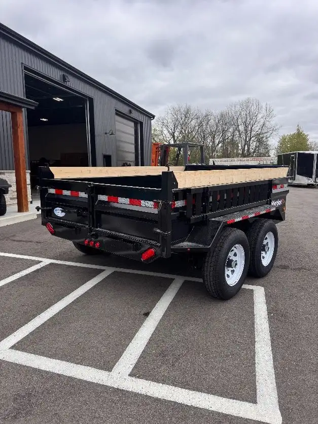 6x10 5TON Dump Trailer With Ramps in Cargo & Utility Trailers in Brantford - Image 4
