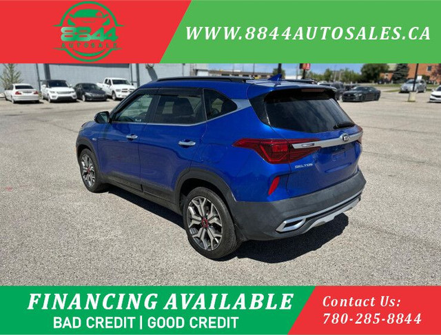 2021 KIA Seltos SX 1.6L TURBO, AWD, HEATED & VENTILATED SEATS, S in Cars & Trucks in Calgary - Image 3