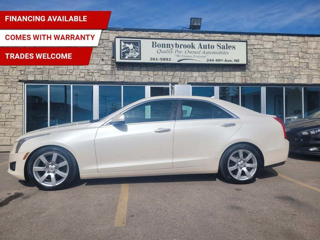 2013 Cadillac ATS Sdn 2.5L RWD/LEATHER/BACK UP CAMERA/CAR STARTE in Cars & Trucks in Calgary