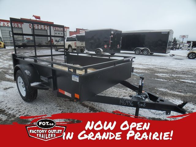 2024 Canada Trailers 5x8ft Steel Side Utility in Cargo & Utility Trailers in Grande Prairie