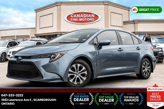 2022 Toyota Corolla HYBRID CVT CLEAN CARFAX CAM HEATED SEATS CAR in Cars & Trucks in City of Toronto