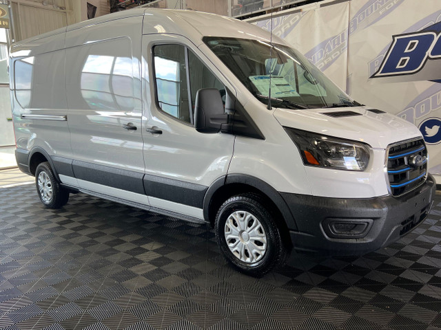 2025 Ford E-Transit Cargo Van 350 MR | PRO POWER ONBOARD | HIGH  in Cars & Trucks in Lloydminster - Image 2