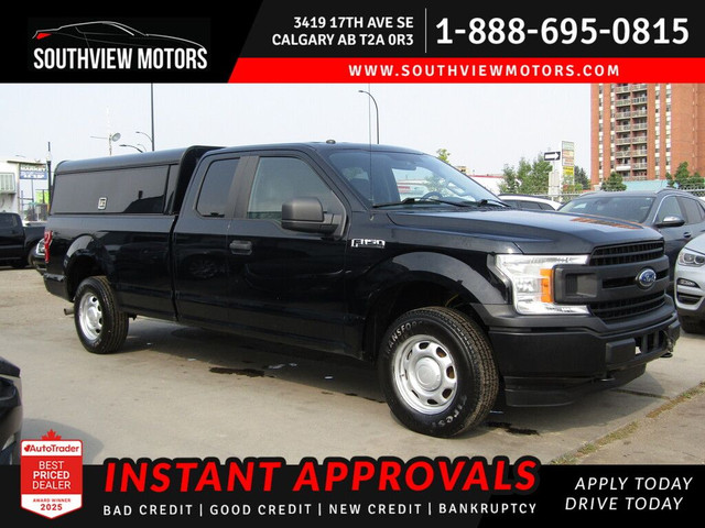2018 Ford F-150 XL 5.0L V8 4WD SuperCab 8-FT Box w/TOOL BOX CANO in Cars & Trucks in Calgary