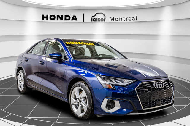 2022 Audi A3 Komfort Toit ouvrant* Navigation* Cuir* in Cars & Trucks in City of Montréal - Image 2