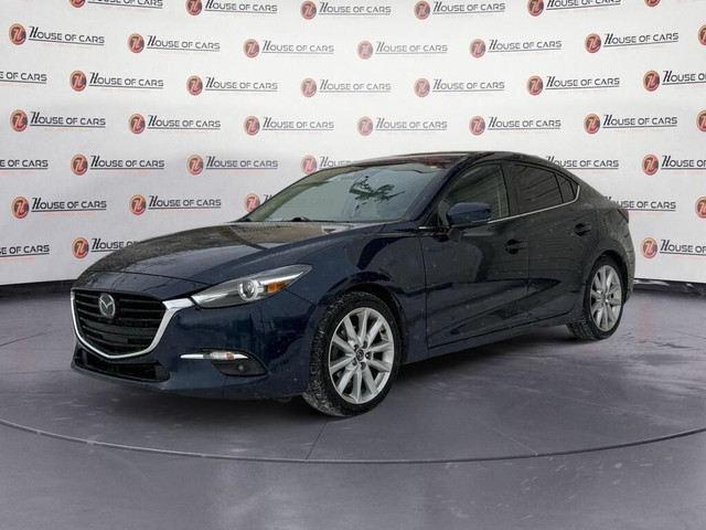 2017 Mazda Mazda3 GT 6 Speed Manual Sunrooth Leather Seats Bluet in Cars & Trucks in Calgary