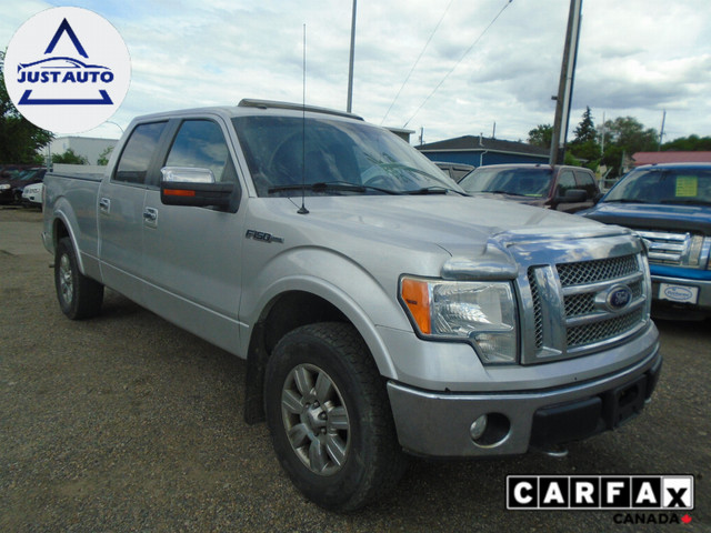 2010 Ford F-150 SuperCrew-4X4-LEATHER-SUNROOF-LARIAT in Cars & Trucks in Edmonton