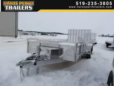 Huron Perth Trailers 2024 Millroad MST1680 Aluminum Trailer 80 inches Width x 16ft Length Two 3500lb...
