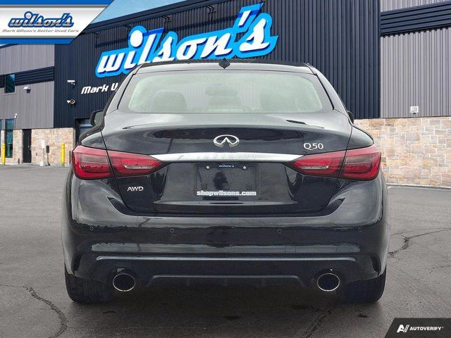 2018 INFINITI Q50 3.0t LUXE AWD | Leather | Sunroof | Navi in Cars & Trucks in Guelph - Image 4