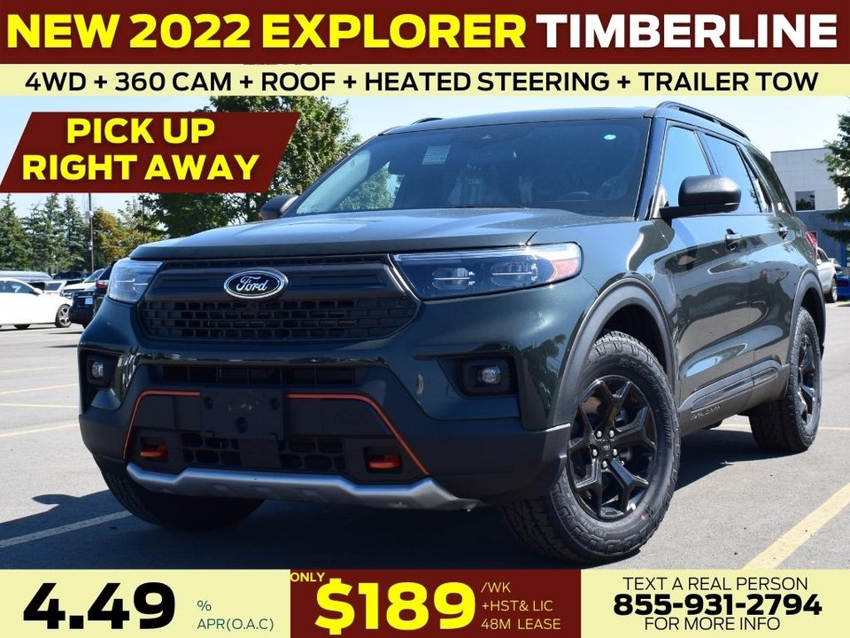  2022 Ford Explorer TIMBERLINE 4WD| ROOF| B&amp;O AUDIO | MORE