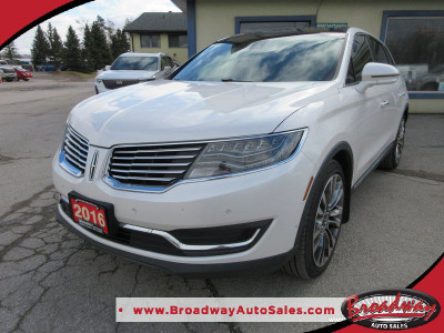  2016 Lincoln MKX ALL-WHEEL DRIVE RESERVE-MODEL 5 PASSENGER 2.7L