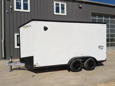 DELIVERY IN CALGARY & SURROUNDING AREAS AVAILABLE. 2025 Stealth Trailers 7FT X 14FT Cobra Aluminum E...