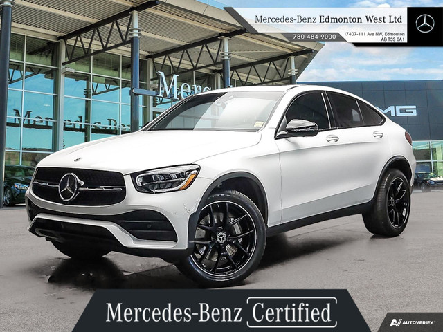 2023 Mercedes-Benz GLC 300 4MATIC Coupe - Low Kms - Highly Optio in Cars & Trucks in Edmonton