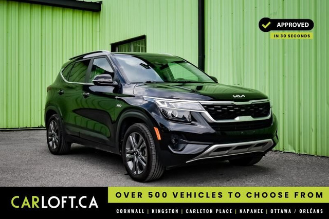 2022 Kia Seltos EX • SUNROOF • HEATED LEATHER • LANE KEEP • CL/A in Cars & Trucks in Cornwall