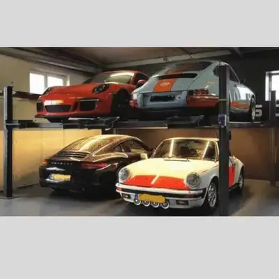 Brand New Double 4 Post Parking Lift Car Hoist – Car Storage Solution – 10,000 lbs Capacity – Warran...