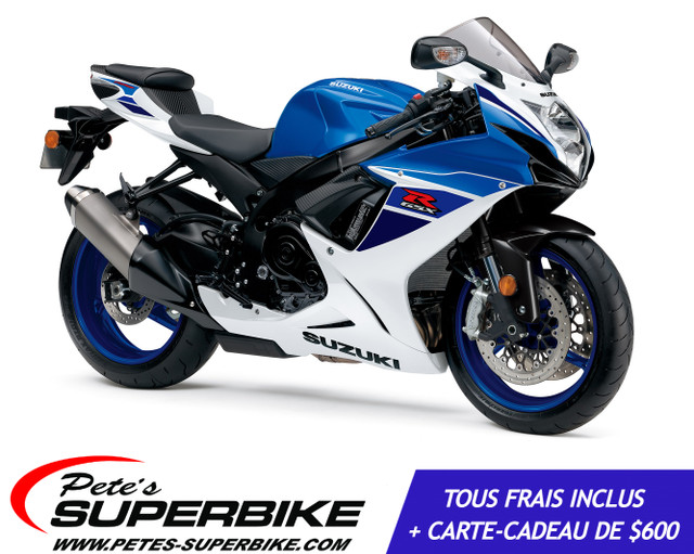 2024 Suzuki GSX-R600 Garantie 3 ans, Frais Inclus + Taxes in Sport Bikes in West Island