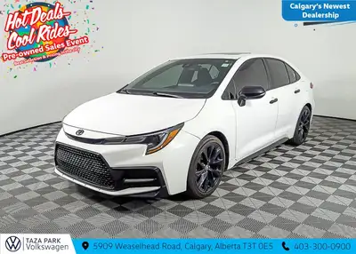 Sporty and compact, our 2022 Toyota Corolla SE Sedan has a lively spirit and looks great in Super Wh...