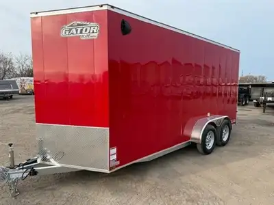 2025 JENSEN ELITE PRO SERIES 7 x 16 tandem axle trailer MADE IN CANADA 7000lb GVWR and a cargo capac...