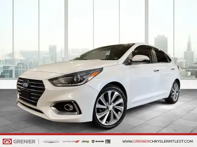 2019 HYUNDAI ACCENT ULTIMATE* T/A* ROUES DE 17 POUCES* VITRES TEINTEES* ENTREE ET DEMARRAGE SANS CLE...