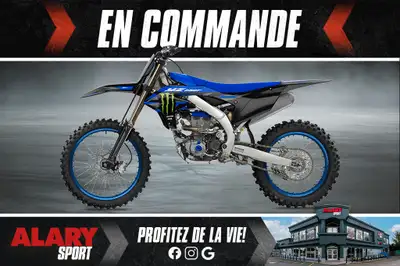 Cette MOTOCYCLETTE YAMAHA YZ250F ÉDITION MONSTER ENERGY 2025 est disponible DÈS MAINTENANT! Contacte...