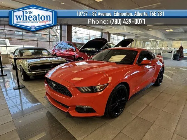 2015 Ford Mustang Premium Heated Leather Manual Black Rims