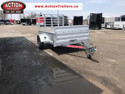 Action Series Canadian-Made 5' x 7' Solid Side Utility Trailer with Ramp Gate Durability meets versa...