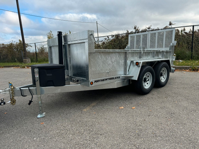 2024 BLACK FRIDAY SALE save $$$$$ 76x12' galvanized com Dump tra in Cargo & Utility Trailers in Mississauga / Peel Region - Image 2