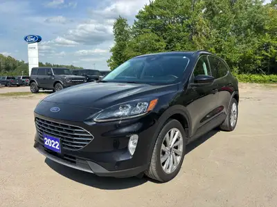 The 2022 Ford Escape Titanium delivers a premium experience in a compact SUV with advanced features...