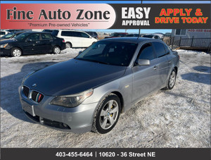 2006 BMW 5 Series 525xi, No Reported Accident, Leather Powered Heated Seats, Sunroof, Bluetooth, Alloy Wheels, Powered Windows