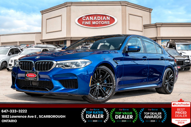 2019 BMW M5 AWD | NAVI | CAM | WHITE INT | CARBON FIBER PKG | in Cars & Trucks in City of Toronto