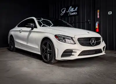 Presenting the 2020 Mercedes-Benz C 300 4MATIC Coupe, sold by St. Albert Exotics Safety Features Bli...