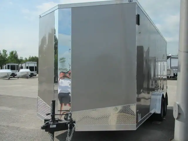 2025 CARGO MATE 7.5X16-SIDE BY SIDE PKG,7'6'' WIDE, FINANCING! in Cargo & Utility Trailers in Ottawa - Image 3