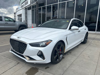 2019 Genesis G70 3.3T Sport V6 4D Sedan AWD 8-Speed Automatic Casablanca White We want your vehicle!... (image 3)