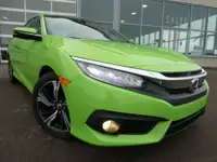  2016 Honda Civic Coupe Touring, Navigation , Leather, Low KM's