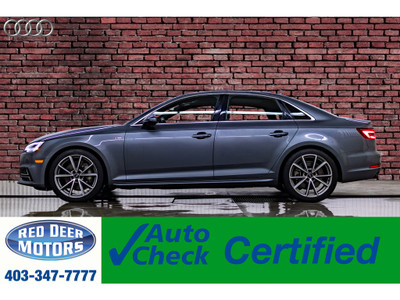  2018 Audi A4 Quattro Progressiv S-Line Leather Roof Nav