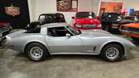1978 Chevrolet Corvette 25th Anniversary Edition. Silver paint, Rally slotted alloy wheels, and spec... (image 1)
