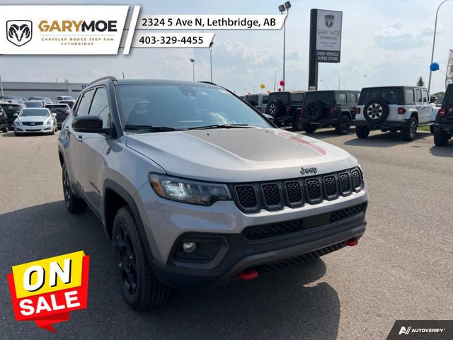 2023 Jeep Compass Trailhawk - Leather Seats - Park Assist in Cars & Trucks in Lethbridge - Image 3